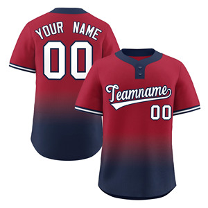 Nueva Camiseta de Béisbol Personalizada por Sublimación para Hombre, con Botones, en Venta - Product Image 2
