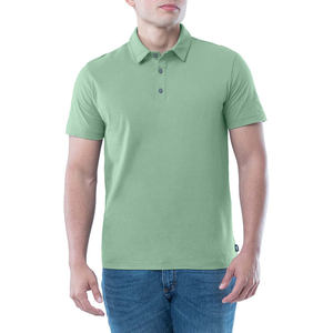 <b>Half</b>-<b>Button</b> Comfortable Men's Polo <b>Shirts</b> With Latest Design Casual Relaxed Fit Collar Moisture Wicking - Product Image 1