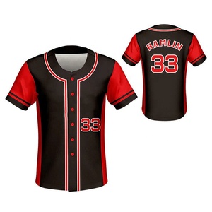 Maillot de baseball d'été personnalisé pour équipe adulte, respirant, à prix abordable, avec service OEM, couleur et logo personnalisables, le plus vendu - Product Image 2