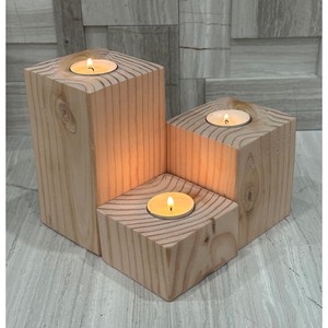 Acacia Wooden Candle <b>Holders</b> Wholesale | Natural Handcrafted <b>Tea</b> <b>Light</b> <b>Holders</b> - Product Image 5