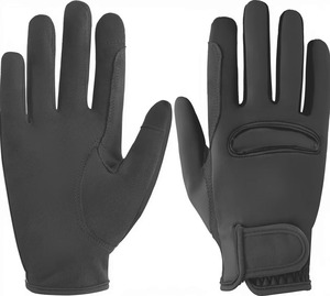 Gants d'équitation tendance : le meilleur produit du fabricant de vêtements équestres – Gants de protection en cuir confortables et faciles à ajuster - Product Image 2