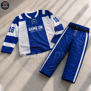 OEM ODM Service Durable Personalized Design Sublimated Team Wear Breathable Wholesale Rate Custom Ice Hockey Uniform Sets - Product Image 4