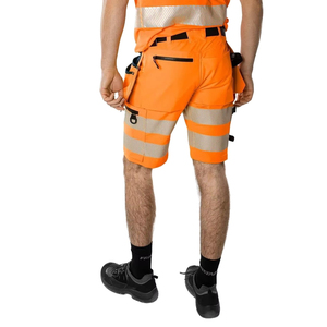Shorts de travail multi-poches blancs et noirs pour les travaux de construction, les électriciens et les peintres - Product Image 3