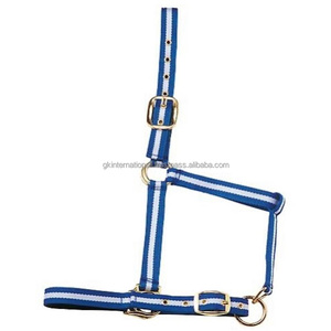 Cabestro de caballo de nailon estilo sillín inglés ecuestre, categoría esencial, equipo de nailon PVC y cuero para caballos al mejor precio - Product Image 4