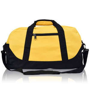OEM Custom Gym Duffel <b>Bag</b> Unisex Sports Gym Duffel <b>Bag</b> With Shoulder Strap And Front Zip Pocket 600D Material Sports Travel <b>Bag</b> - Product Image 1