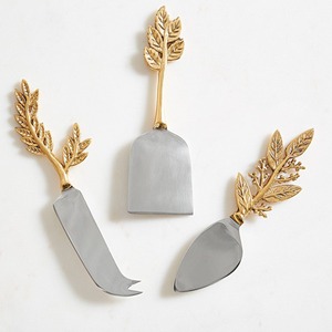 ชุดมีดชีสพร้อมใบมีดสแตนเลสและด้ามจับสีขาวสำหรับเสิร์ฟชีสเพลตเตอร์ - Product Image 3