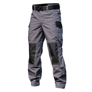 Pantalon cargo décontracté léger pour homme, best-seller, respirant, écologique, séchage rapide, en toile, taille haute - Product Image 1