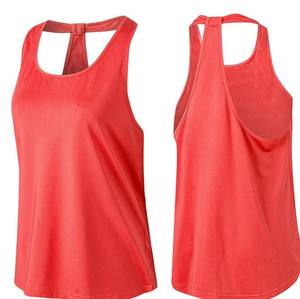 Camiseta sin mangas deportiva para mujer, tejida a mano, de secado rápido, holgada, transpirable, sin espalda, para entrenamiento, fitness, correr, gimnasio. - Product Image 6