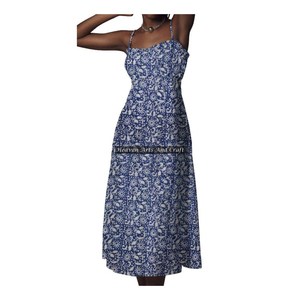 Nuevo Vestido Elegante Bohemio con Tirantes Finos y Estampado Floral para Mujer, Perfecto para Vacaciones de Verano, Días de Playa y Veladas Relajadas - Product Image 6
