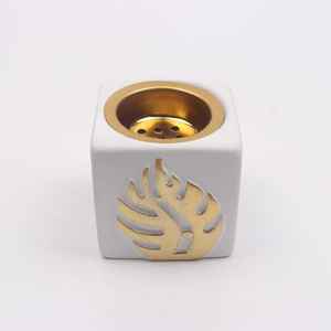 Quemador de Incienso Árabe de Lujo en Oro, Mabkhara Metálica para Oud, Decoración de Fragancia para el Hogar Islámico, Regalo de Ramadán - Product Image 3