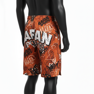 Pantalones cortos de baloncesto para hombre, de poliéster premium, transpirables, que absorben la humedad, con sublimación, logotipo personalizado, para entrenamiento. - Product Image 5