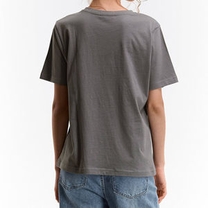 T-shirts pour femmes de haute qualité, coupe ajustée, manches courtes, design élégant, respirant, tissu 100% coton - Product Image 2