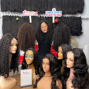 100% nuevas extensiones de cabello humano vietnamita crudo Peluca de rizo birmano profundo cabello peluca cabello de color natural de alta calidad - Product Image 5