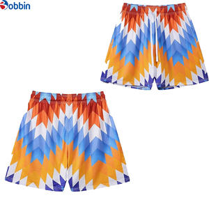 Pantalones Cortos Deportivos Cómodos para Hombre, Pantalones Cortos de Verano con Estampado Personalizado, Color Sólido, Sublimación, Malla, Ropa de Playa, Cintura Elástica - Product Image 3