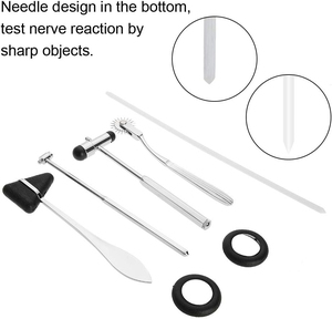 Stainless Steel Neurological Hammer Set <b>Percussion</b> Tools Manual CE Approved Spine Surgery <b>Instrument</b> Kit - Product Image 3