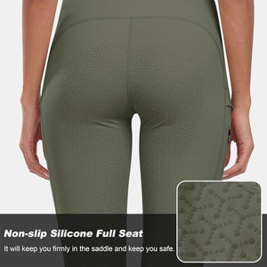 Pantalones de equitación antideslizantes personalizados de gran venta para mujer, ropa ecuestre deportiva, pantalones de montar a caballo - Product Image 5