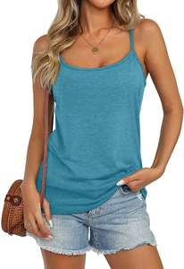 เสื้อกล้ามผู้หญิงถักจากโพลีเอสเตอร์ น้ำหนักเบา ระบายอากาศได้ดี เป็นมิตรกับสิ่งแวดล้อม แห้งเร็ว ทรงเข้ารูป ยืดหยุ่น ผ้าเนื้อนุ่ม - Product Image 5