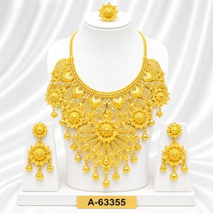 Collar de Oro de 2 Gramos con Incrustaciones de Cristal Blanco Nuevo, Cadena con Forma de Bola, Brillo Blanco, para Mujer - Product Image 6