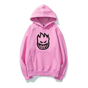 Mego Industry <b>Women's</b> <b>Black</b> Hooded Sweatshirt Breathable <b>Fleece</b> Half Sleeve Regular Fit Cotton Knitted Autumn Wear Front Logo - Product Image 3
