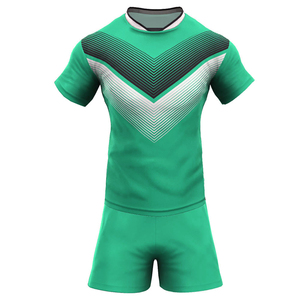 Unisex Green <b>Soccer</b> Jersey Set Short Sleeve Crew Neck Solid Moisture Wicking Breathable Eco-Friendly Sublimated Print Custom - Product Image 1