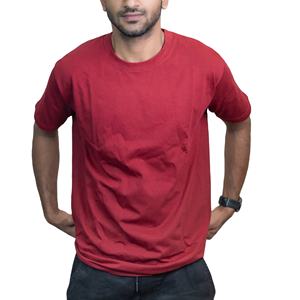 <b>Mens</b> Casual Solid Crew Neck Short Sleeve <b>T</b> <b>Shirt</b> <b>Mens</b> Regular Fit <b>Red</b> <b>T</b> <b>Shirt</b> Custom Design Cotton Fabric Wholesale <b>T</b> <b>Shirt</b> - Product Image 3