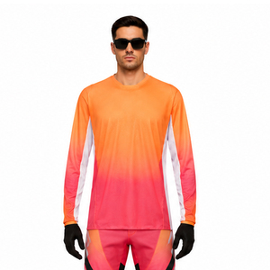 Jersey de Motocross Personalizado de Talla Grande, Ropa de Carreras de Motos y Auto, Manga Corta, Secado Rápido, Nueva Llegada 2026 - Product Image 5