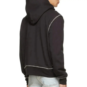 Sweat-shirt en molleton de coton personnalisé de haute qualité avec impression sérigraphique et broderie, sweat-shirt très demandé fabriqué en usine à prix avantageux - Product Image 4