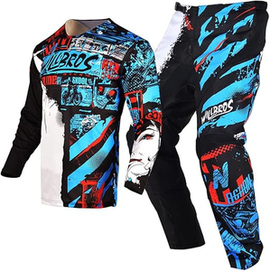 High Quality Adult Motocross Suit Comfortable Windproof Heavy Duty Jersey and Pants Lightweight and Stylish - Product Image 1