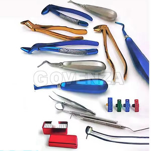 GOVENZA INTERNATIONAL GI-8451 Ensemble d'instruments dentaires pour dentistes, en acier inoxydable, manuel, réutilisable, professionnel - Product Image 3