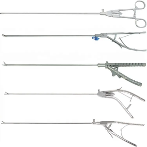 High Precision <b>Laparoscopic</b> Needle Holder Forceps Stainless Steel Manual Surgical Suturing <b>Instrument</b> - Product Image 1