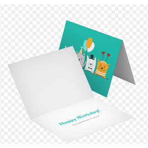 Cartes postales personnalisées, cartes de vœux et de remerciement imprimées UV pour emballages cadeaux d'entreprise, conception OEM, vente en gros, faible MOQ - Product Image 2