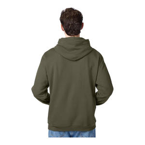 Sweat-shirt à capuche en coton doux pour homme, couleur rouge vin, style décontracté, mode streetwear - Product Image 2