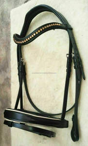 Bride en cuir de haute qualité pour cheval Bride rembourrée en forme durable - Product Image 2