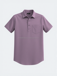 Camisas Polo Personalizadas para Hombre, Suministro ODM Directo de Fábrica, Manga Corta, Ajuste Entallado, Tela de Poliéster, Impresión de Logotipo - Product Image 3