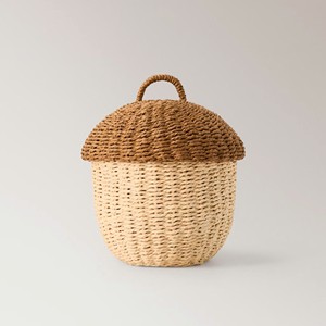Eco Friendly Wholesale Acorn Shape <b>Paper</b> Kids Storage Basket Low Price Cute Handwoven Clothes Toy <b>Organizer</b> Box Bulk Factory Dir - Product Image 1