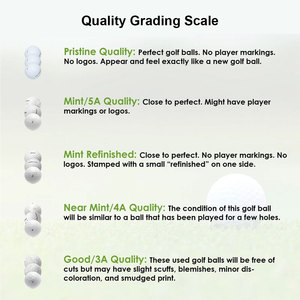 Premium Yellow and White Golf Balls 2021 Used AAB Mint Quality Recycled Golf Balls Bulk Wholesale Supply High Quality Golf Balls - Product Image 3