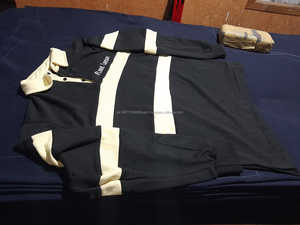 Customized Rugby Jersey T-Shirts & for Shirts-100% Cotton Anti-Bacterial Sportswear Uniform with Silk Screen Printing - Product Image 2