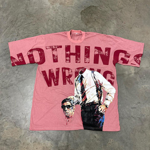 Camiseta Corta Oversize Personalizada OEM de Alta Calidad, 100% Algodón de 280 Gramos, Estilo Urbano para Hombre - Product Image 1