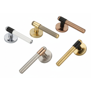 Designer Mortise <b>Handle</b> Set Brass Sleek Modern Custom Size Heavy Duty Premium Finish Villa Home Office Main Door - Product Image 1