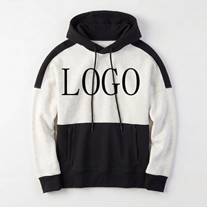 เสื้อฮู้ดดี้ผู้ชายขายส่ง สตรีทแวร์ แบบไม่มีเชือกผูก ผลิตตามสั่ง ผ้าคอตตอนเทอร์รี่ฟลีซ 500GSM ทรงโอเวอร์ไซส์ - Product Image 1