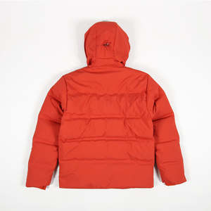 Nouvelle veste d'hiver pour homme au design tendance, veste matelassée orange chaude, coupe-vent, similaire à une doudoune pour adulte - Product Image 2