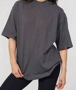 Camisetas Casuales de Mujer, Diseño Moderno, Corte Ajustado, Alta Calidad, 100% Algodón, Estilo Tejido, Diseño Sencillo, Color Liso, Antiarrugas, Secado Rápido - Product Image 2