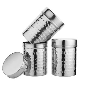 En Oferta: Juego de 6 Frascos para Especias de Acero Inoxidable con Tapas Herméticas, Recipientes Metálicos para Almacenamiento de Hierbas y Especias en la Cocina - Product Image 6