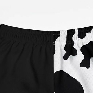 Shorts d'été pour hommes, style golf et loisirs, tendance, taille mi-haute élastique, couleur unie, en maille côtelée peignée - Product Image 3