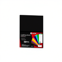 Carton noir Oficris 50x65cm 185g/m² pour scrapbooking, imprimé offset en Espagne, modèle 065906