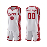 REXFIT SPORTS OEM Set Seragam Basket Dewasa Logo Kustom Ringan Buatan Khusus Pakaian Olahraga Poliester Berkualitas Tinggi Pemasok