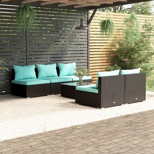 Set Lounge da Giardino Nero - Product Image 1