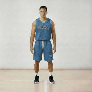 Tenue d'équipe unisexe, uniforme de basket-ball de haute qualité, sur mesure, respirant, kit d'uniforme avec design gratuit, maillot de basket-ball. - Product Image 1