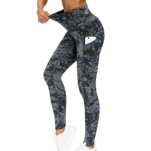 Pakistan Made High Waist <b>Fleece</b> Thick Breathable Mid-Calf 200g Ladies <b>Leggings</b> Custom Logo Yoga Gym Pants Wholesale - Product Image 4