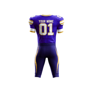 Uniforme de football américain sur mesure pour adultes, réversible, imprimé par sublimation, vêtements de sport en mesh, ensemble pantalon et manches courtes - Product Image 2